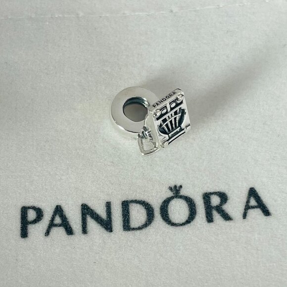 Pandora Typewriter Dangle Charm - Picture 2 of 5